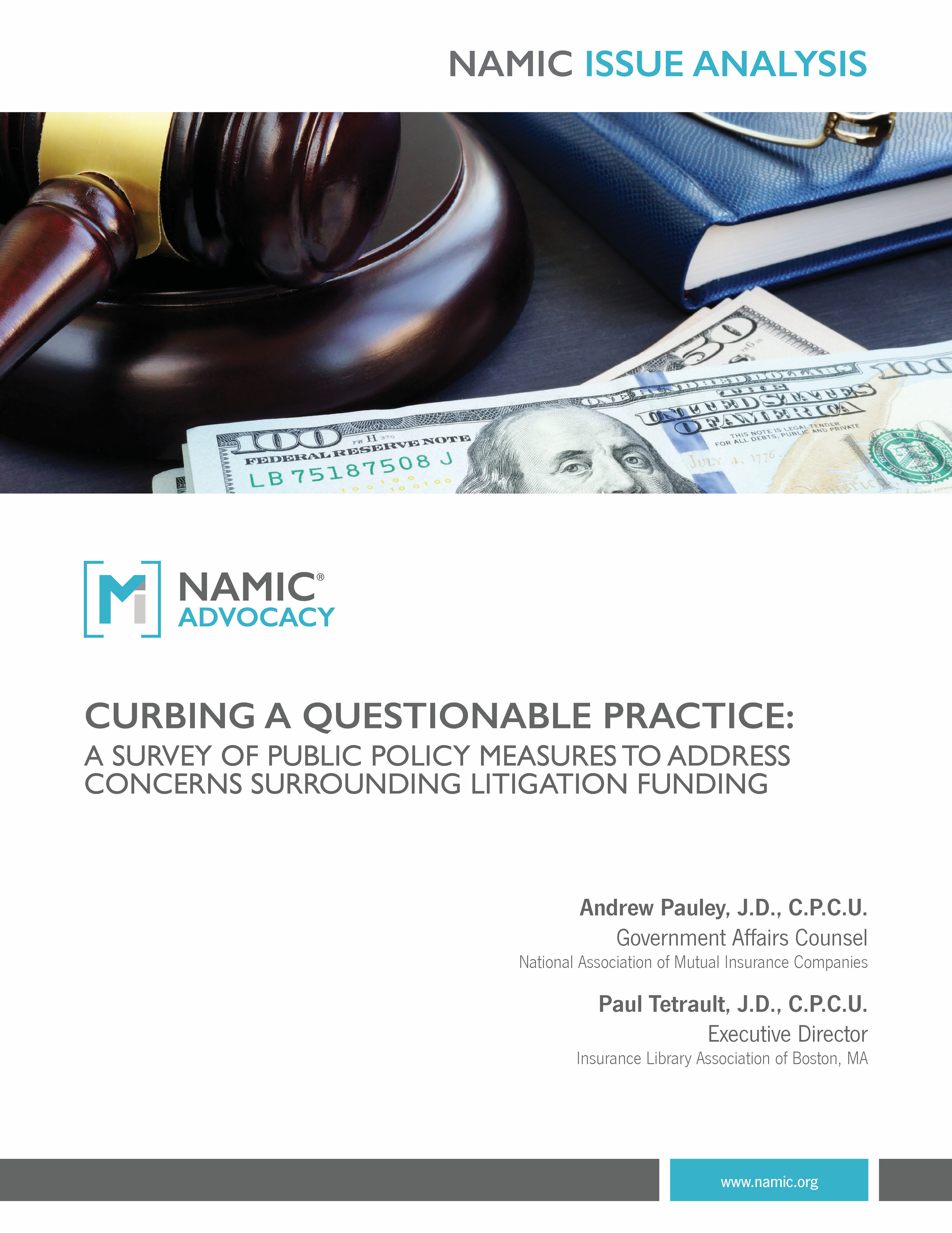 Curbing a Questionable Practice: A Survey of Public Policy Measures to Address Concerns Surrounding Litigation Funding PDF