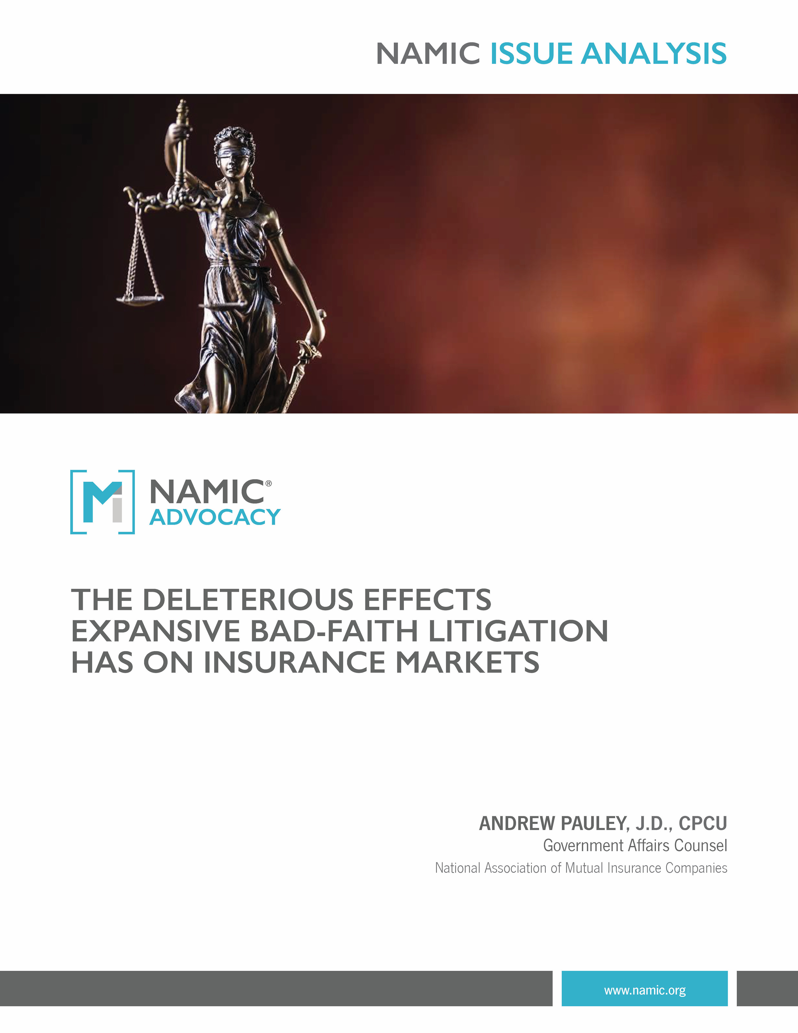The Deleterious Effects Expansive Bad-Faith Litigation Has on Insurance Markets PDF