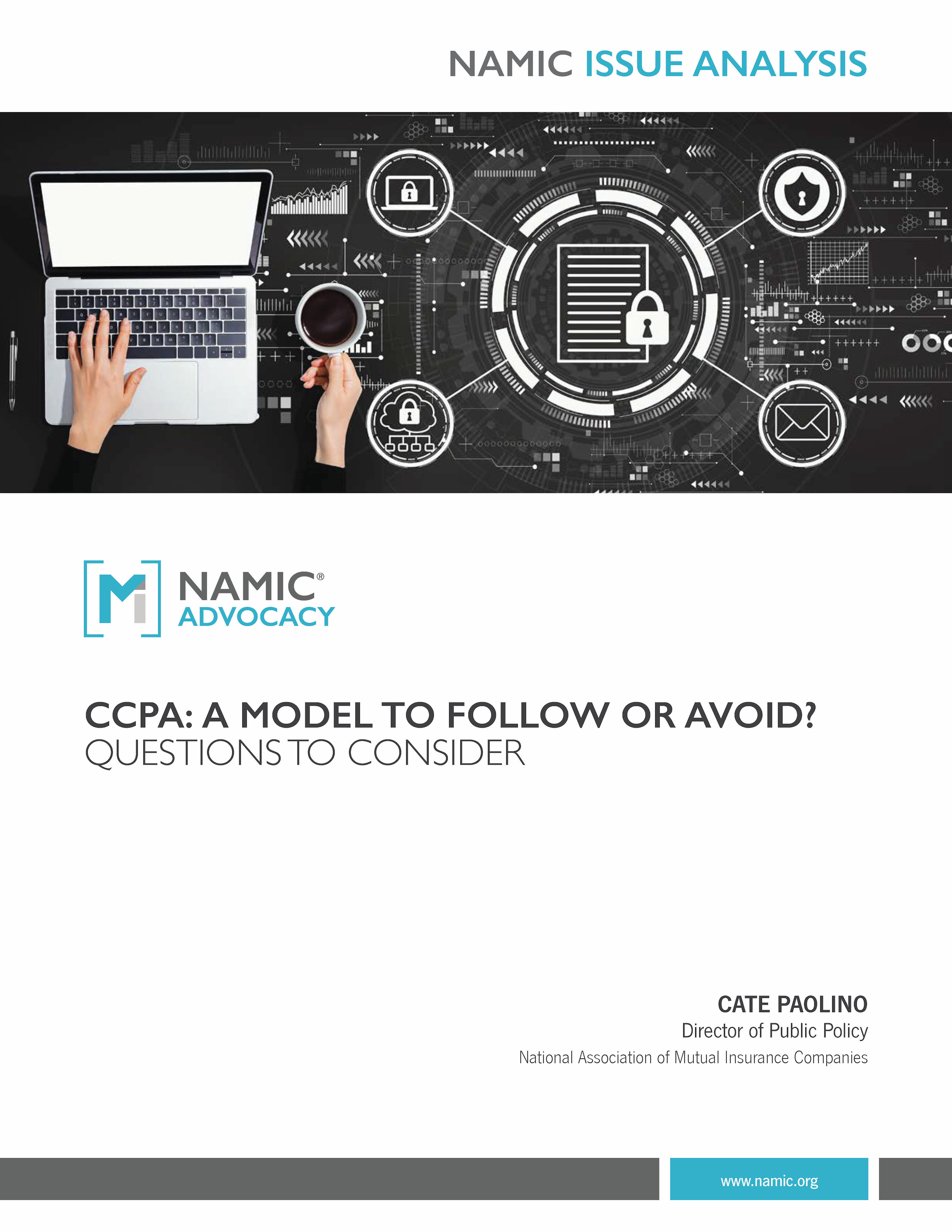 CCPA: A Model to Follow or Avoid? Questions to Consider PDF