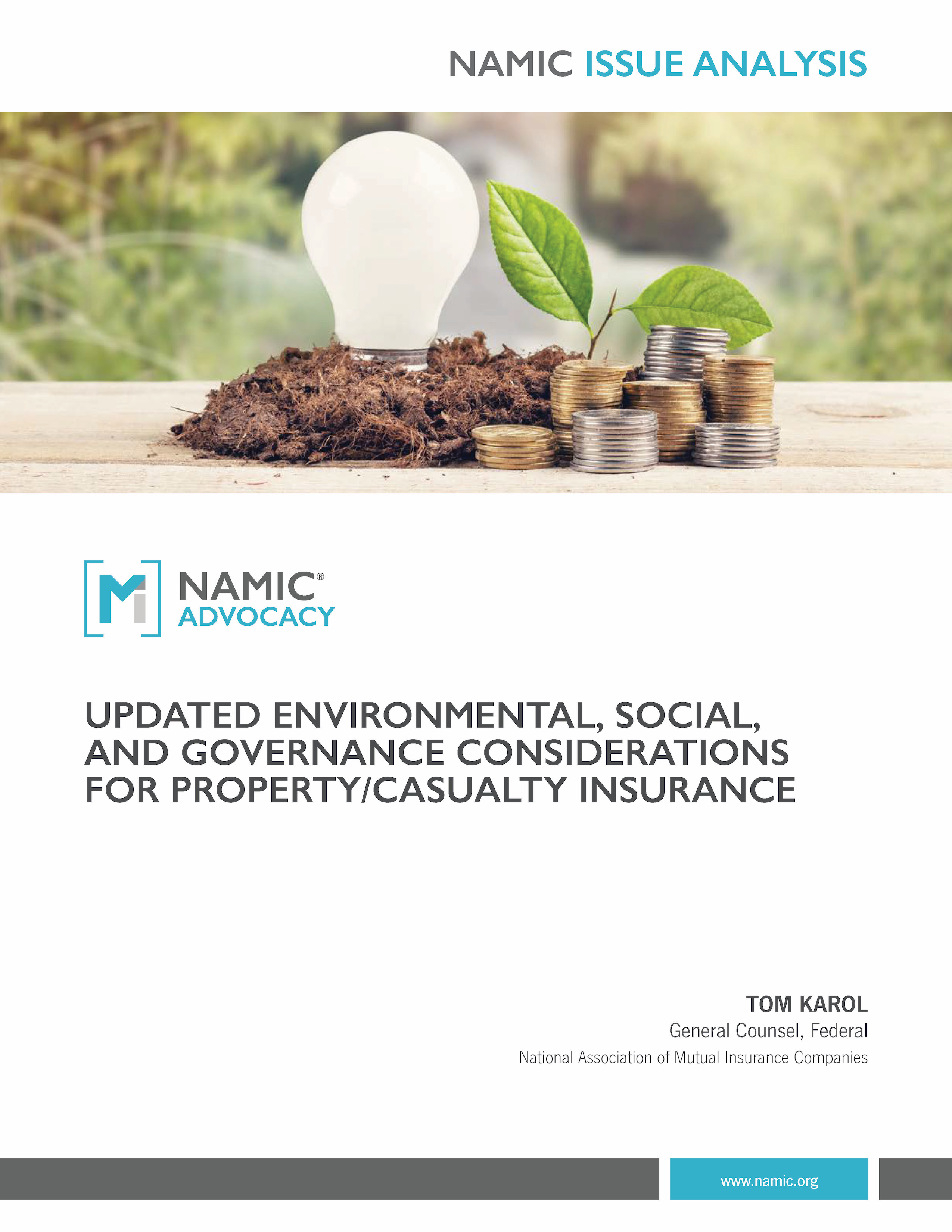 Updated Environmental, Social, and Governance Considerations for Property/Casualty Insurance PDF